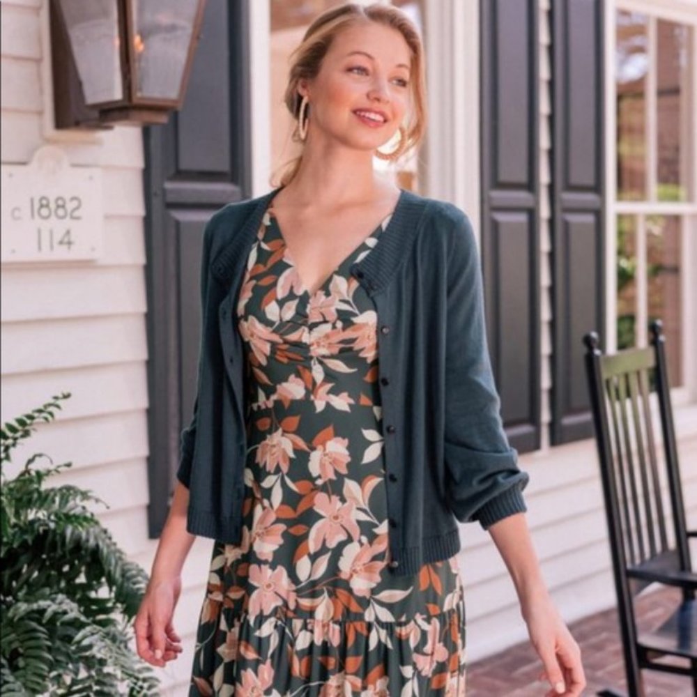 NWT Tamara Puff Sleeve Button Front Cardigan Sweater XXS